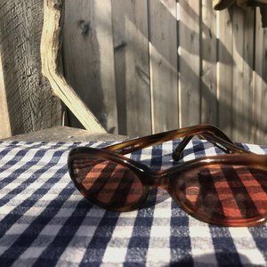 Calvin Klein Sunglasses with Readers Amber Brown